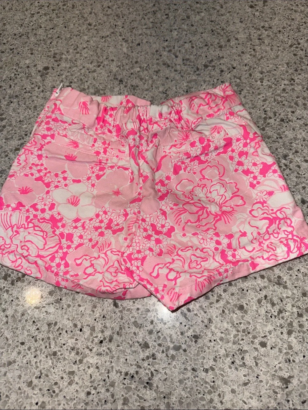 Pink Floral Women’s Stretch Shorts